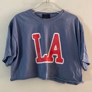 LA crop top
